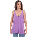 Tops sem mangas R924P093  Violeta Disponível em tamanho para senhora. EU S,EU M.Mulher > Roupas > Tops