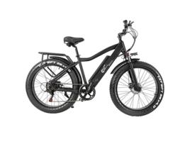Bicicleta Elétrica CMACEWHEEL J26 750W Motor 40-45Km/H 17Ah Bateria Freio Disco Preto