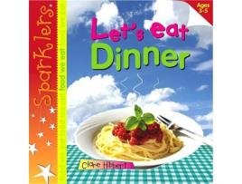 Livro let's eat dinner de clare hibbert (inglês)