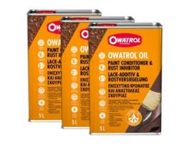 Pack 3 Uds Oil Inhibidor De Oxido 5 Lt OWATROL