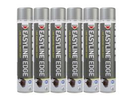 Caja 6 Uds Spray Epoxi Marcaje De Lineas Easyline 750 Ml Gris Ral 7038 ROCOL