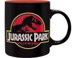 Caneca Logo Jurassic Park Cerâmica 320 Ml