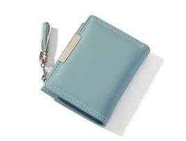 Porta-Moedas de Mulher ZMDECQNA Pequenas Elegantes Para Azul