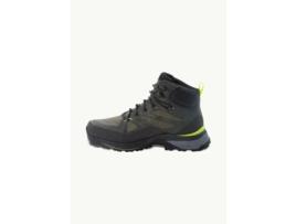 Botas de Homem para Caminhada JACK WOLFSKIN Altura Média Force Striker Verde (45)