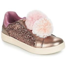 Geox  Sapatilhas J DJROCK GIRL  Bege Disponível em tamanho para rapariga. 36,38,28,30,31,32.Criança > Menina > Sapatos > Tenis