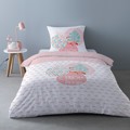 Conjunto de roupa de cama PINA PINKY  Branco Disponível em tamanho para senhora. 140x200 cm.Casa >Conjunto de roupa de cama