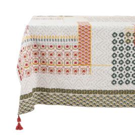 Jardin dUlysse  Toalha de mesa BOHEME  Cinza Disponível em tamanho para senhora. 145x145 cm.Casa >Toalha de mesa