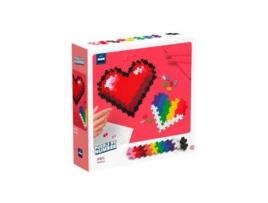 Puzzle PLUS-PLUS Hearts de Blocos 250 Peças Formas