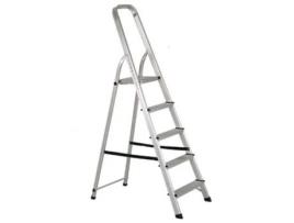 Escalera aluminio 5 peldaños hogar en131