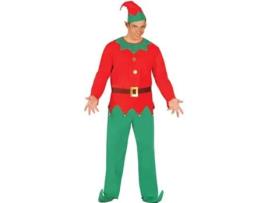 Fato de Homem GUIRMA Clássico De Duende Vermelho E Verde (XL )