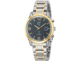 Relógio Masculino Ouro Aço Inoxidável Básico Egs-11502-32M ETT ECO TECH TIME