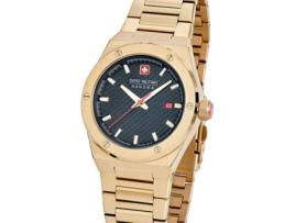 Relógio masculino em aço inoxidável dourado Smwgh2101610 SWISS MILITARY HANOWA