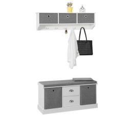 Conjunto de sapateira + cabide sobuy fsr66-hg+frg282-w