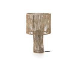 Lâmpada de mesa de juta