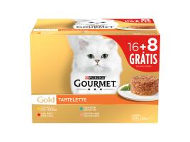 Comida Húmida Para Gato Gourmet Gold Tartelette 16+8 Unidades 85g