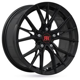 Jante de alumínio racer driven 8x18 5x108 et45 preto brilhante