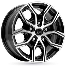 Jante de alumínio infiny individual tx 6.5x16 6x130 et50 preto brilhante