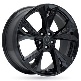 Jante de alumínio infiny individual ringen 7.5x17 5x112 et36 preto brilhante