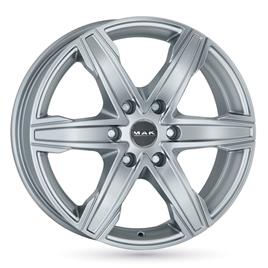 Jante de alumínio mak king6 6.5x16 6x139.7 et55 prateado