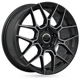 Jante de alumínio infiny traxx 7.5x17 4x100 et35 preto brilhante