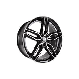 Gmp fasten 8x18 5x112 et35 66.6 black - llanta de aluminio