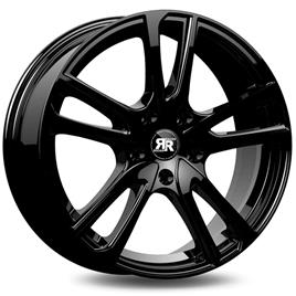 Jante de alumínio racer wave 8x18 5x108 et42 preto brilhante