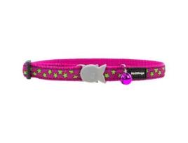 Coleira para Cães Red Dingo STYLE STARS LIME ON HOT PINK 41-63 cm