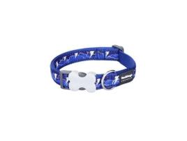 Coleira para Cães Red Dingo STYLE LIGHTNING Azul Marinho