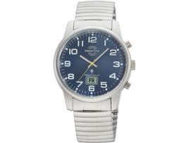 Relógio masculino prata aço inoxidável Mtga-10823-32M MASTER TIME