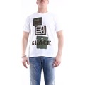 T-Shirt mangas curtas 1FT002052  Branco Disponível em tamanho para homem. EU S,EU M,EU L,EU XL.Homem > Roupas > Camiseta