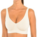 Intimidea  Soutiãs sem arco Sujetador moldeador Reggiseno Kita  Castanho Disponível em tamanho para senhora. EU S / M,EU L / XL,EU M / L,EU XXL.Mulher > Roupa interior >Soutiãs sem arco