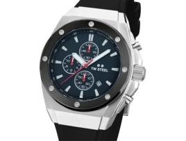 Relógio masculino de borracha preta Ce4104 TW-STEEL