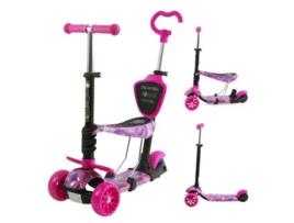 Scooter Evolutiva Draxter Plus com Assento e Alça Parental Graffiti Smile LORELLI