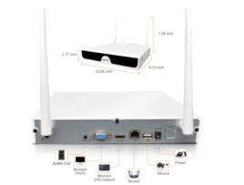 Central Cctv Nvr Wifi 10Ch JOOAN Sistema para Câmeras Vigilancia Sem Fios