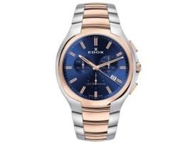 Relógio EDOX Swissstf Les Bemonts Chrono 10239-357R-Buir