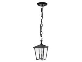 Luz de Teto Ao Ar Livre HINKLEY Hk-Huntersfield8-L-Bk Alumínio Huntersfield Latão Vidro Sem Sementes E14 3 Lâmpadas