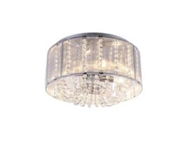 Mount Mount Globo Walla Metal Chrome E14 4 Lâmpadas