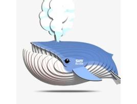 Puzzle EUGY Blue Whale 3D 25 Peças Animais