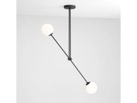 Lâmpada de Teto Ohio 2 Preto