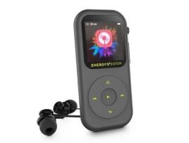 ENERGY SISTEM Leitor Mp4 Handy 16 Gb Tecnologia Bluetooth Rádio Fm Integrada Cartão Micro Sd de 128 Gb – Cinzento