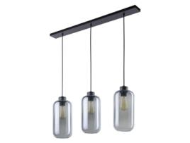 Suspensão Linear Marco Metal Black E27 3 Lâmpadas