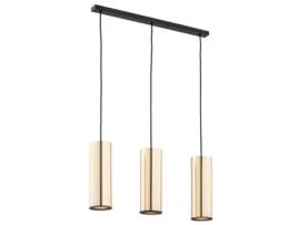 Lâmpada Pendente 3 Faixa de Chamas Aragon Linea 3 X 15W Máx E27