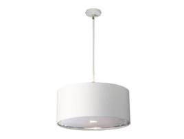 Lâmpada Pendente Iluminação Elstead Balanço-P-Wpn Balance Aço Suave E27