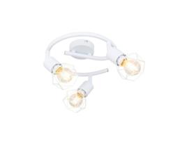 Iluminação Pendente Globo Xara I Metal White E14 3 Lâmpadas