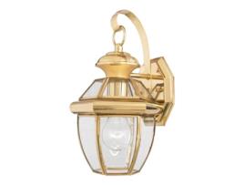 Luz de Parede Externa QUOIZEL Qz-Newbury2-S-Pb Brass Sólidas de Newbury Vidro Beveld E27