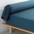Fronha de almofada PERCALINE  Azul Disponível em tamanho para senhora. 85x185 cm.Casa >Fronha de almofada