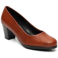 Comfort  Escarpim Zapato de mujer de piel con tacón by Desiree  Castanho Disponível em tamanho para senhora. 36,37,38,39,40,41.Mulher > Calçasdos >Sapatos de Salto