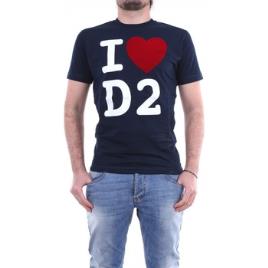 T-Shirt mangas curtas S74GD0764S23758  Azul Disponível em tamanho para homem. EU S,EU M,EU L.Homem > Roupas > Camiseta