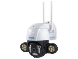 Câmera de Segurança Ip ESCAM Qf233 3Mp Panorâmica Visão Noturna Cor Wi-Fi Branco