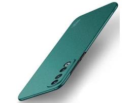 Capa para Honor 90 Pro MOFI Pele Sintética Anti-Riscos Verde